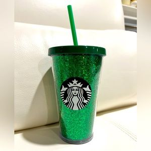 Starbucks green travel tumbler
